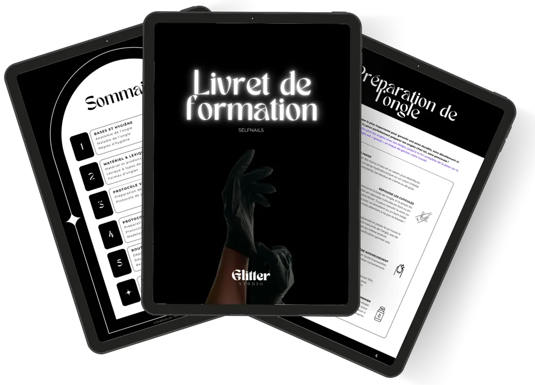 L’e-book SelfNails sur tablette
